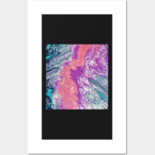 Pink lava flow Posters and Art